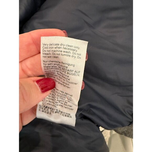 Erin Snow Lola Merino Wool Colorblock Ski Jacket Black Gray White - Size M - Picture 8 of 16